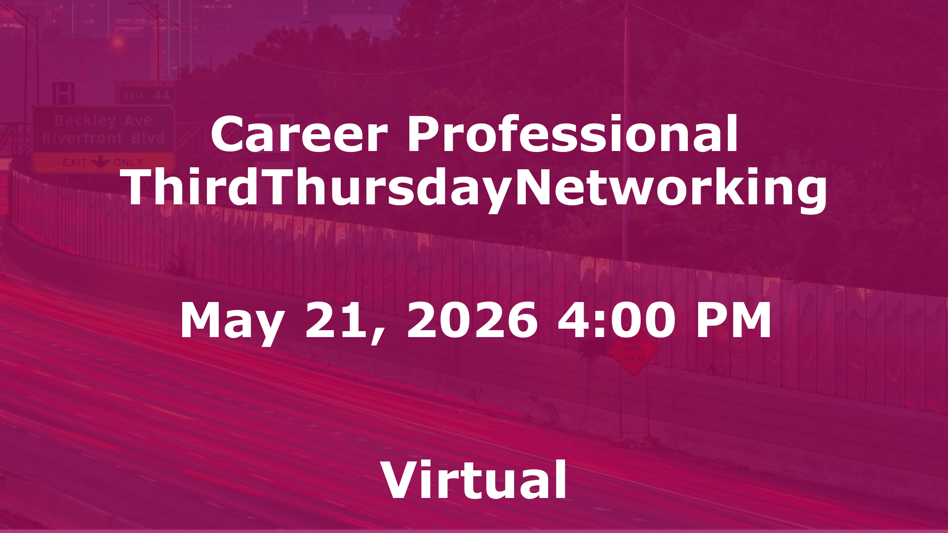 Career Professional ThirdThursdayNetworking event image